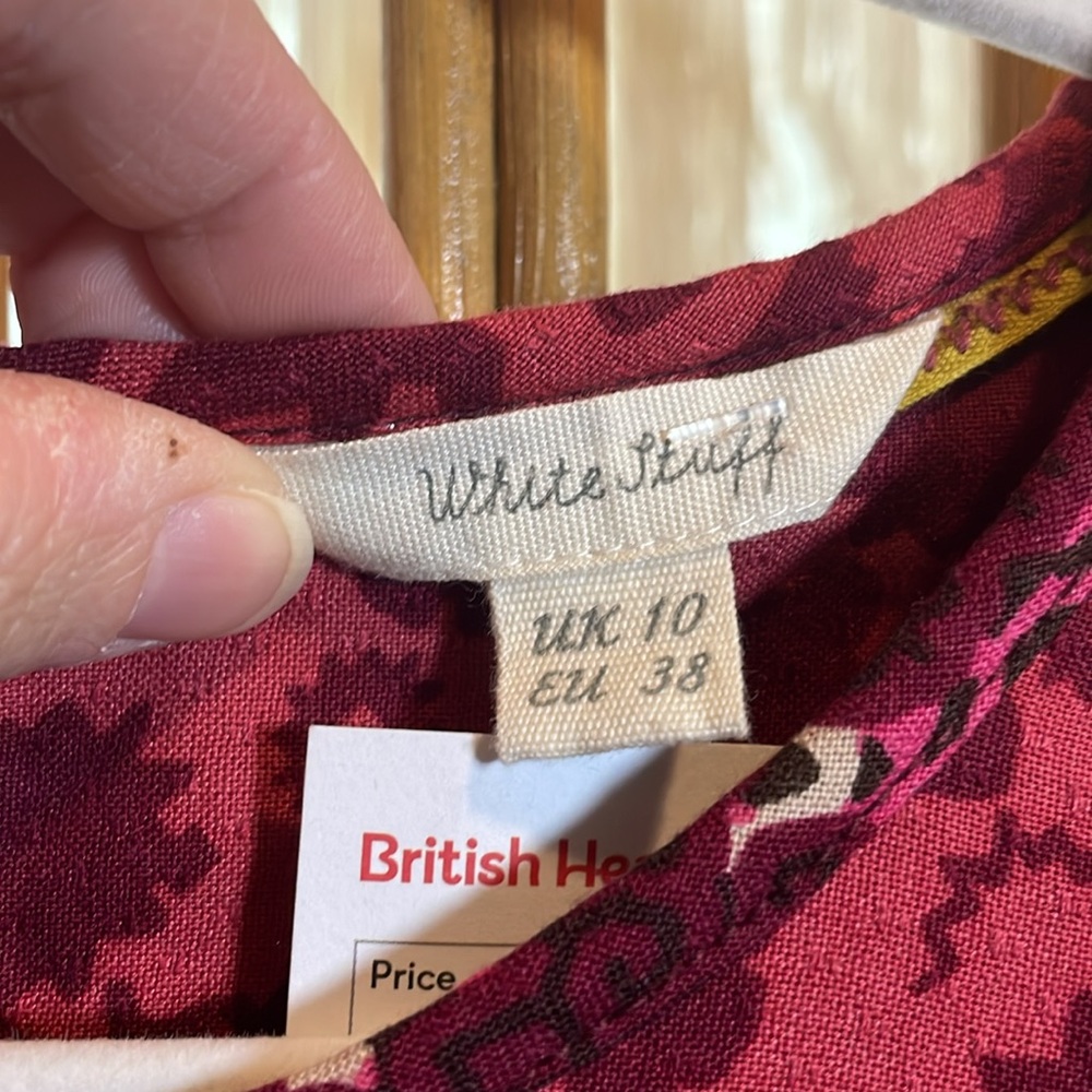 White Stuff Patterned Long Sleeve Top - image 2